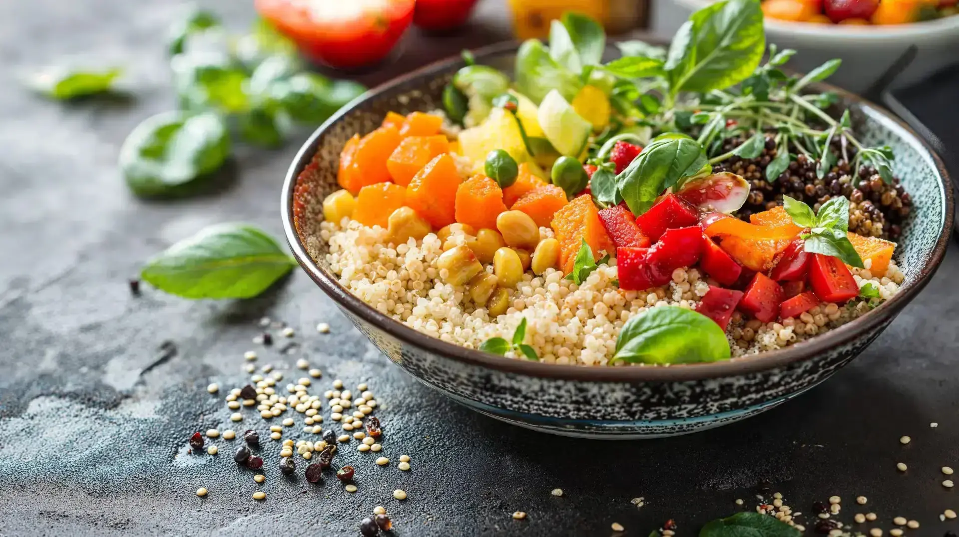 A bowl of salad