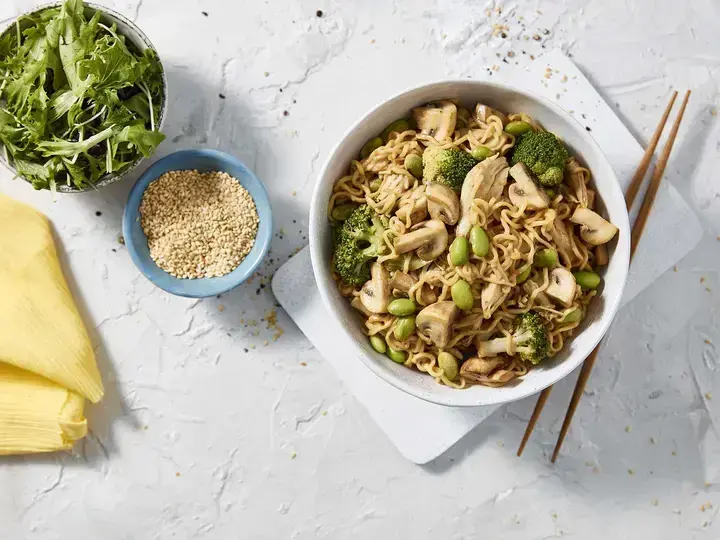 Spicy Chicken Sesame Noodles
